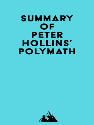 cover image of Summary of Peter Hollins' Polymath